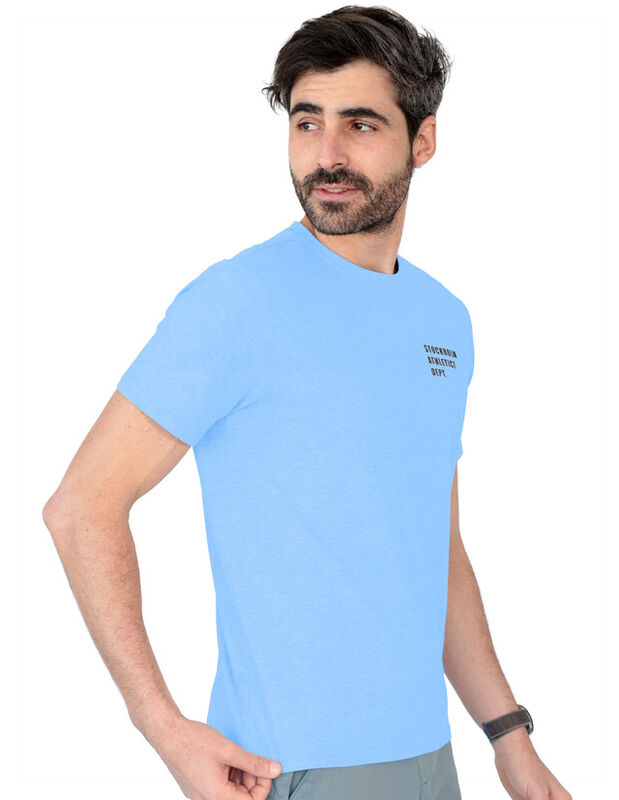 Playera Caballero Basica Premium Estampado Azul... image number null
