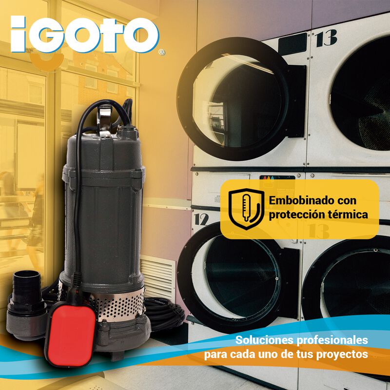 Igoto, Qdx10-16-0.75t,bomba Sumergible Agua 1 H... image number null