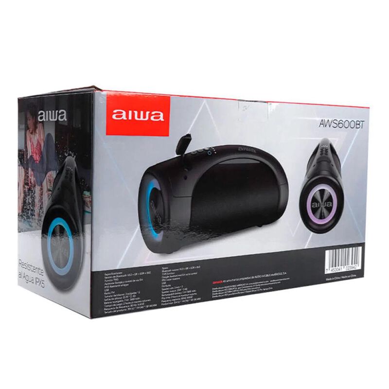 Bocina Aiwa Aws600bt Inalambrica Contra Agua Re... image number null
