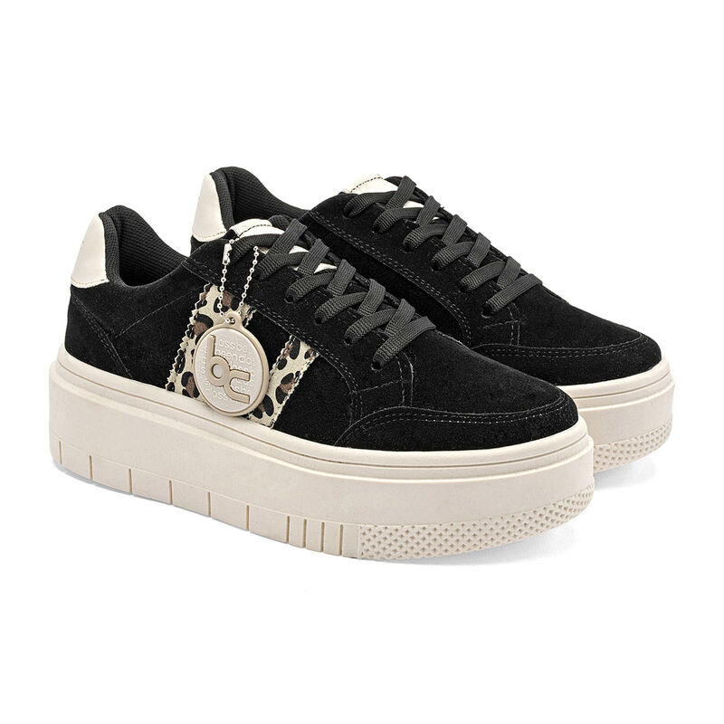 Been Class Tenis Urbano Negro Para Mujer 147525... image number null