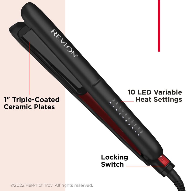 Plancha De Pelo Revlon Smoothstay Con Aceite De... image number null