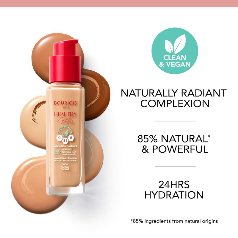 Base Bourjois Healthy Mix, Limpia Y Vegana, 30 ... image number null