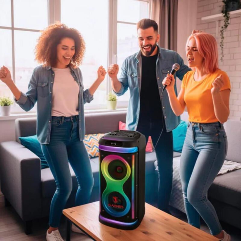 Bocina Bluetooth Kaiser 6.5 Pulgadas Negra Ksf-... image number null