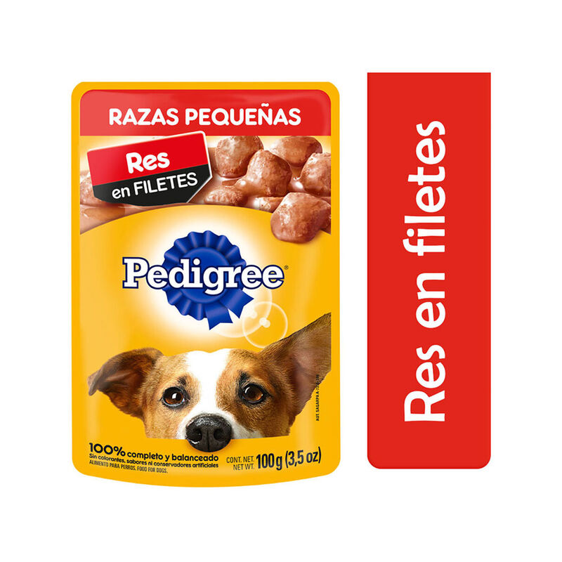 POUCH RAZAS PEQ RES PEDIGREE 100GR image number null
