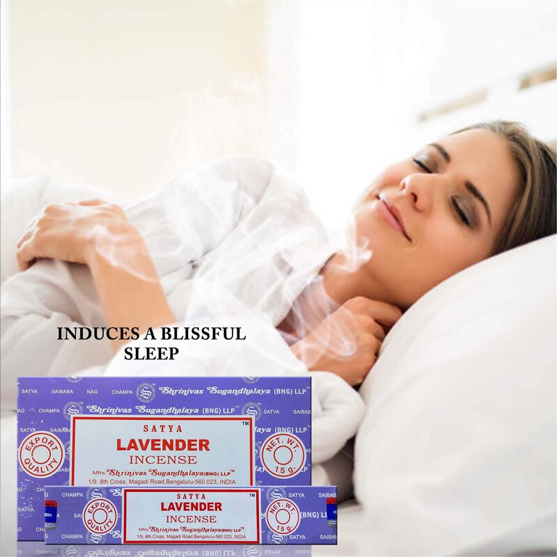 Incienso Satya Nag Champa Lavanda 12 Varillas image number null