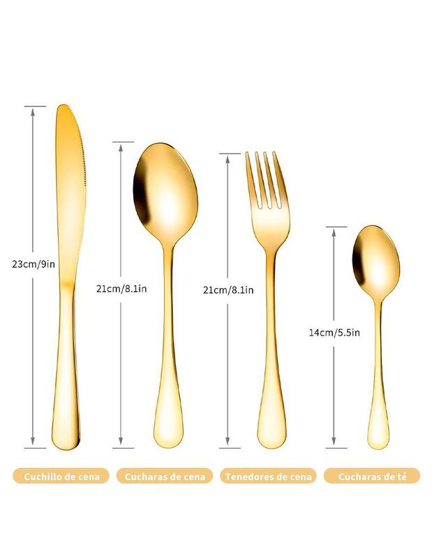 Set Cubiertos Pink Brule Foodhome De Acero Inox... image number null