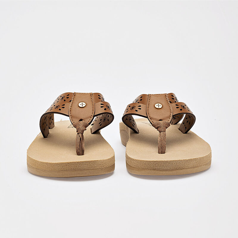 Mosquitos sandalia piso para mujer camel cod 14... image number null