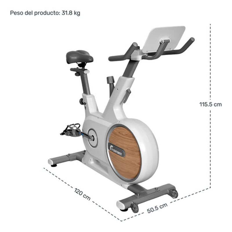 Bicicleta Spinning Magnética Estática Disco De ... image number null