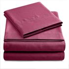 Juego de S&aacute;banas Tacto Algod&oacute;n Suaves y Duraderas King Size Uva Kyuden Home