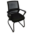 Silla de Visita Nextep NE-652N con Descansabrazos, Color Negro