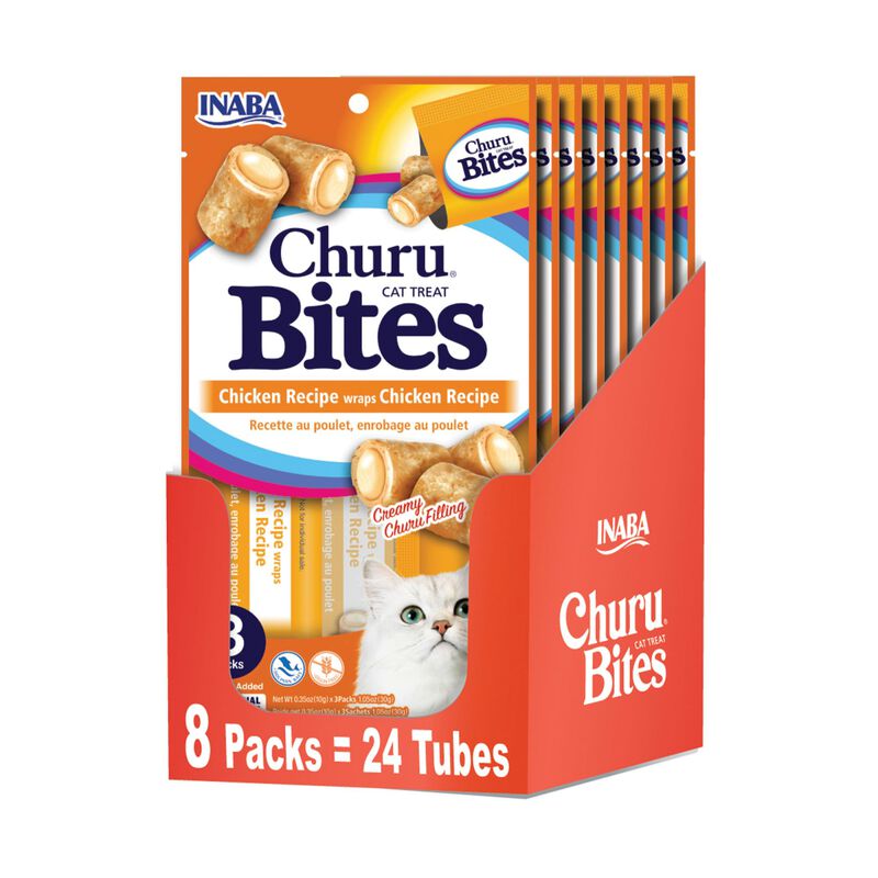 Cat Treats Inaba Churu Bites, Pollo Horneado Bl... image number null