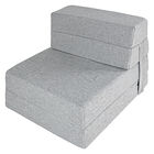 Sill&oacute;n Sof&aacute; Cama Fut&oacute;n Plegable Modular Sala Mueble 3 En 1 Houzer