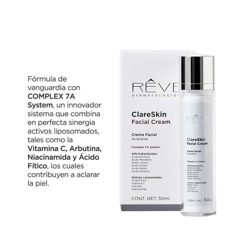 R&Ecirc;VE ClareSkin Facial Cream 50 ml image number null