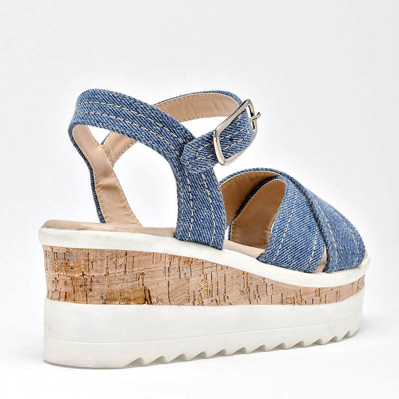 Lady One Sandalia para mujer azul image number null