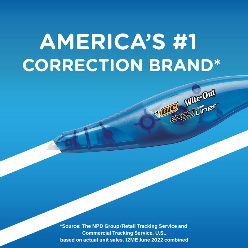 Cinta Correctora Bic Wite-out Brand Exact Liner... image number null