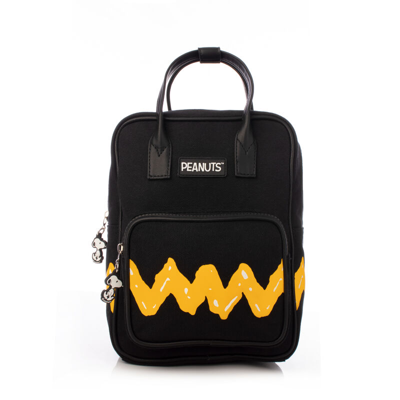 Mochila Mini Backpack Charlie Brown Negro Peanu... image number null