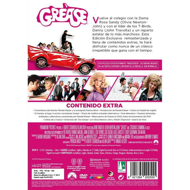 Grease 1 (DVD) [DVD] image number null