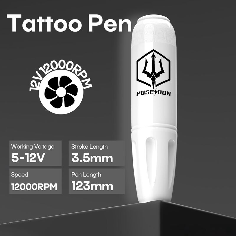 Kit De M&aacute;quina De Tatuaje Poseidon Wireless Rot... image number null