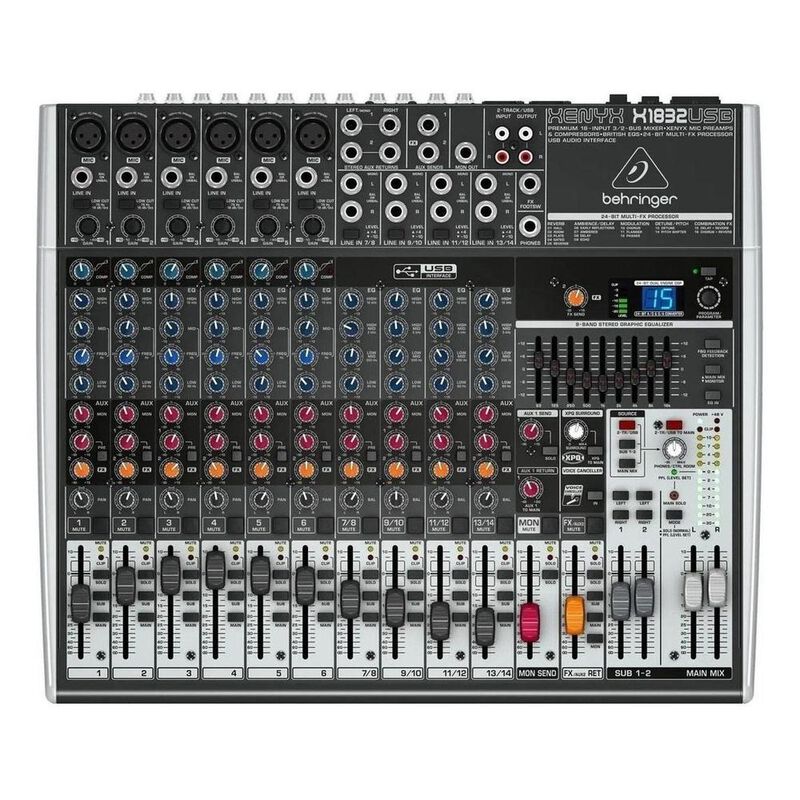 Consola Behringer X1832usb Xenyx De Mezcla 100v... image number null
