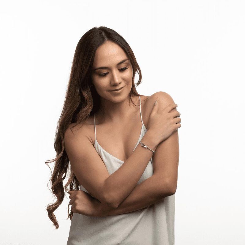 Pulsera Mujer Coraz&oacute;n Infinito Zirconia Regalo ... image number null