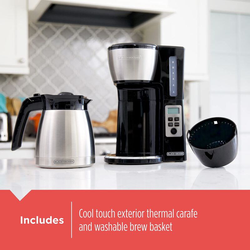 Cafetera Black+decker De 12 Tazas, Programable ... image number null