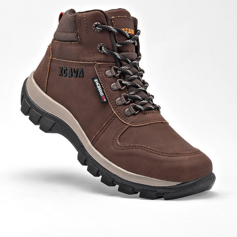 Bycasino X Bot&iacute;n Hiking Para Hombre Caf&eacute; Cod 12... image number null