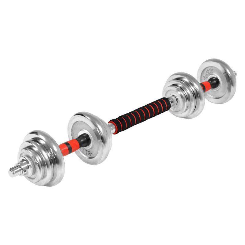 Set Mancuernas Ajustables 20 Kg 12 Pesas Barra ... image number null