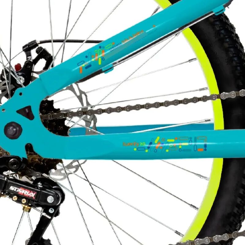 Bicicleta De Monta&ntilde;a Mercurio Seven R20 7v Aqua... image number null