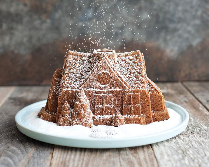 Bundt Pan Nordic Ware Gingerbread House, Alumin... image number null