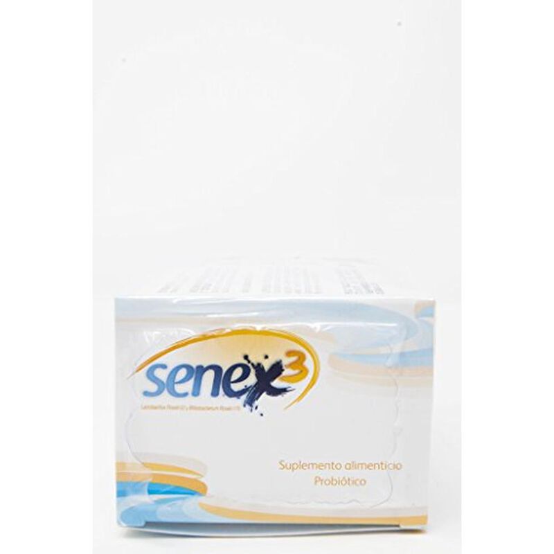 SENEX3 SUPLEMENTO ALIMENTICIO PROBI&Oacute;TICO 30 SOB... image number null