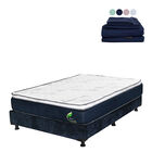 Colch&oacute;n Queen Size Eon + Box + 1 Juego De S&aacute;banas Softy