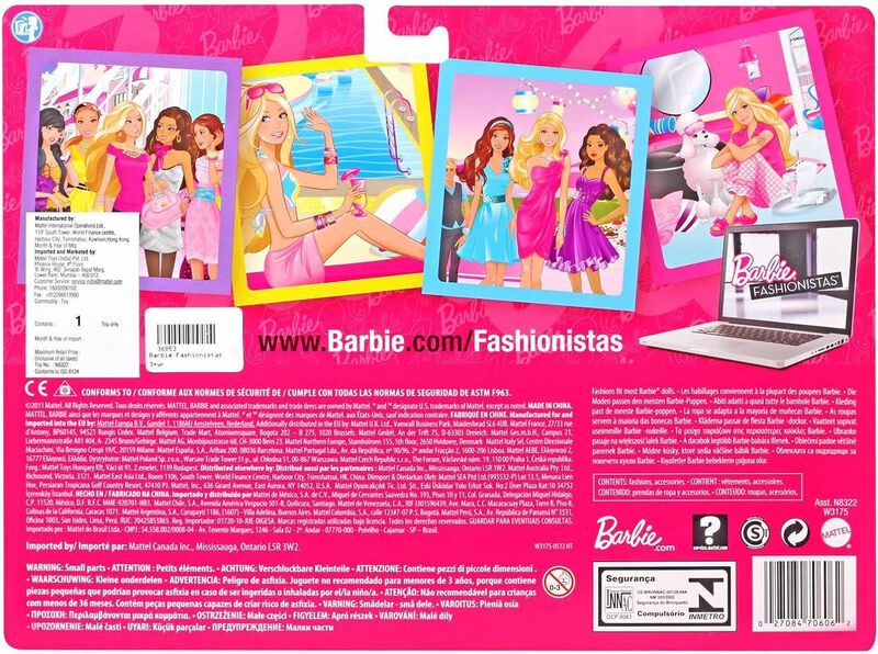 Conjunto De Moda Barbie Fashionistas Day Looks ... image number null