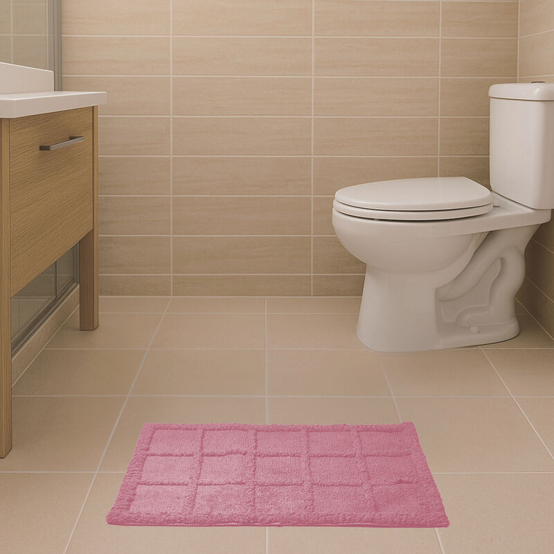 Tapete Waffle 40x60cm Color Rosa Palo image number null