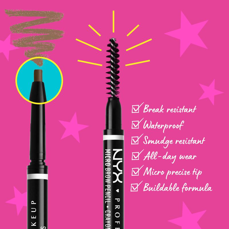 L&aacute;piz De Cejas Nyx Professional Makeup Micro Br... image number null