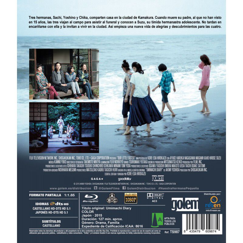 Nuestra Hermana Peque&ntilde;a [blu-ray] (2015) Umimac... image number null