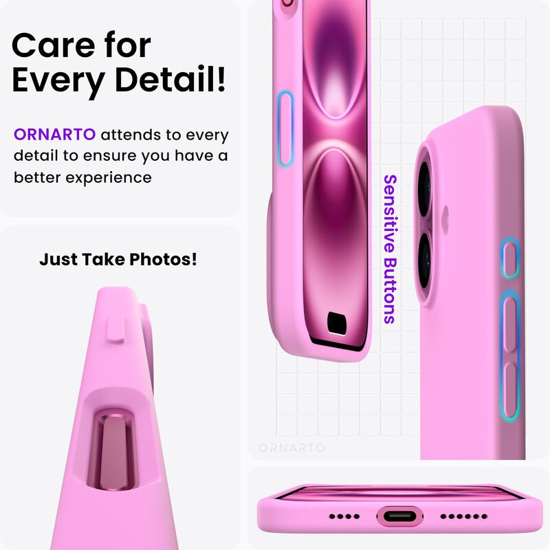 Funda De Tel&eacute;fono Ornarto Compatible Con Iphone... image number null