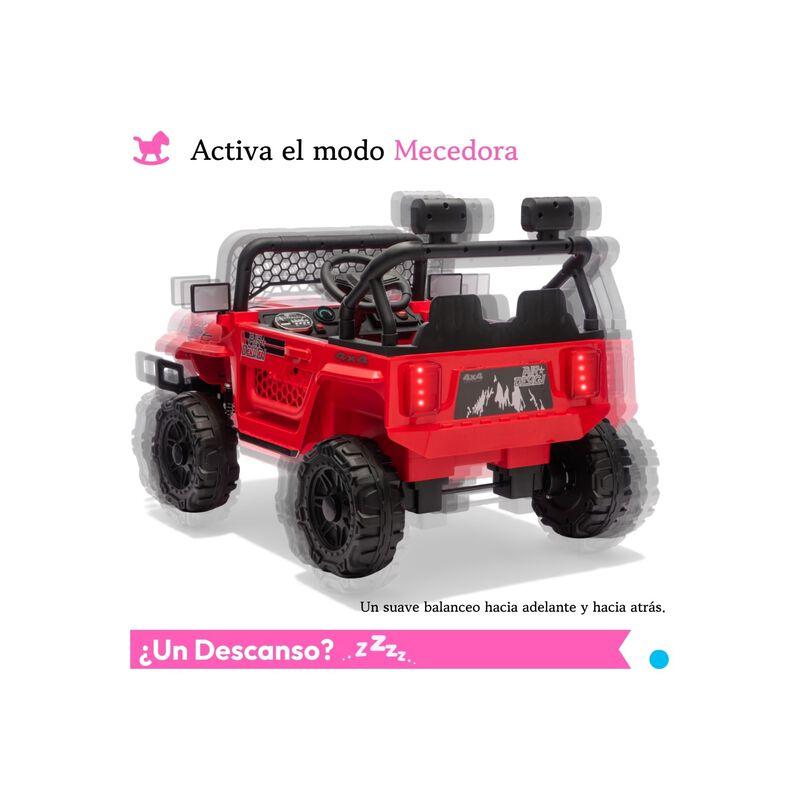 Carro El&eacute;ctrico Montable 12v Doble Motor Contro... image number null