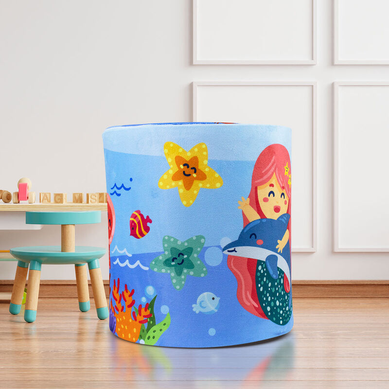 Banquito Cilindro Organizador Bajo del Mar image number null