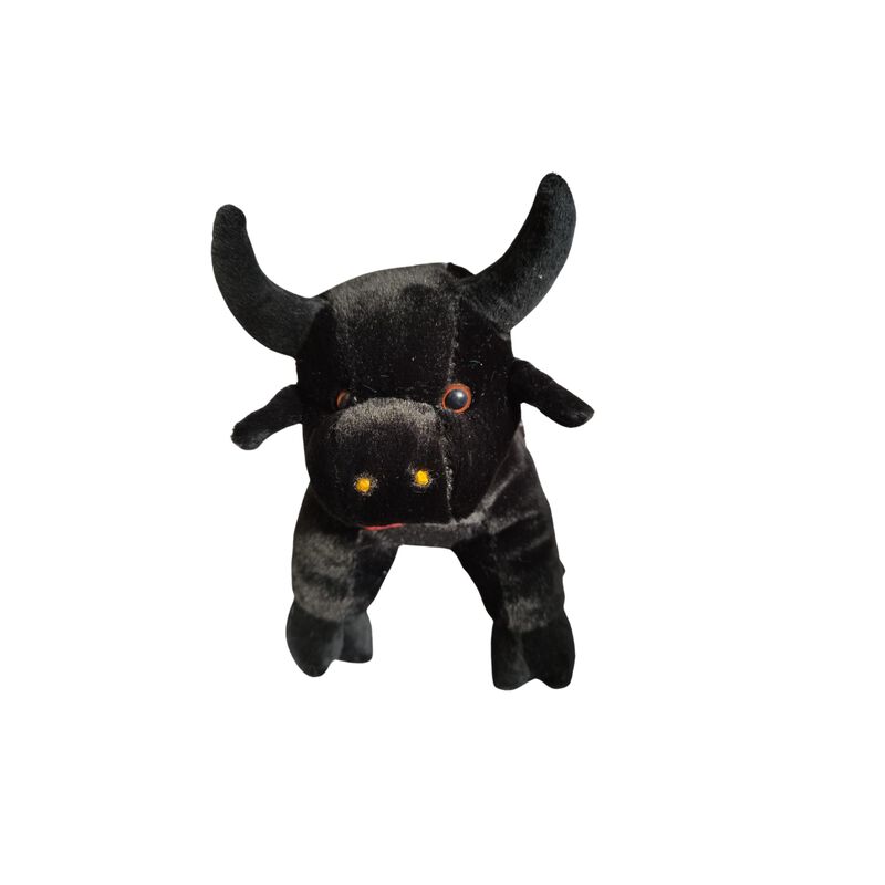 Peluche De Toro Con Pliacate Para Ni&ntilde;os Suave M... image number null
