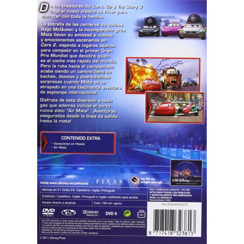 Disney - Cars 2 - Dvd [dvd] image number null
