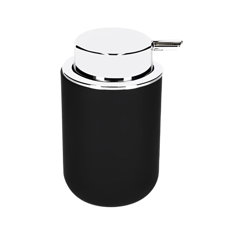 Dispensador De Jab&oacute;n Fashion PVC Negro Namaro D... image number null