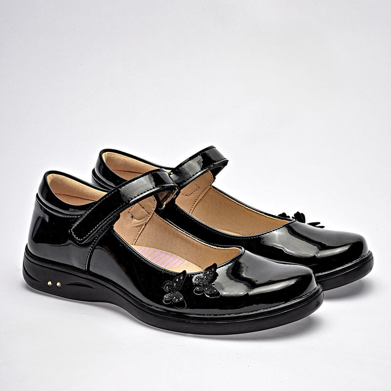 Yuyin Zapatos para mujer negro charol image number null