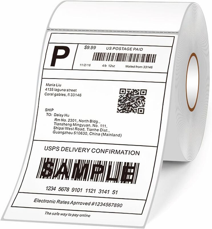 Rollo de Etiqueta Plástica Blanca Bluelander image number null