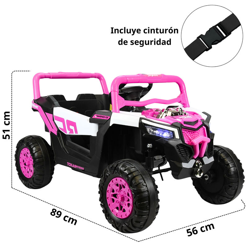 Montable Electrico para Ni&ntilde;os Mini 4x4 Bluetoot... image number null