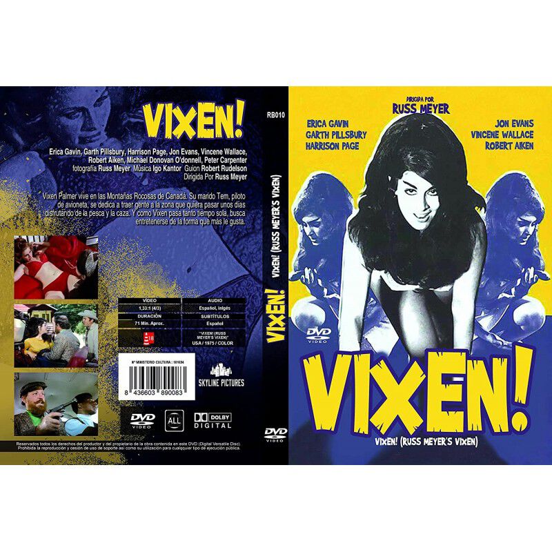 Vixen! (russ Meyer's Vixen) Dvd 1968 [dvd] image number null