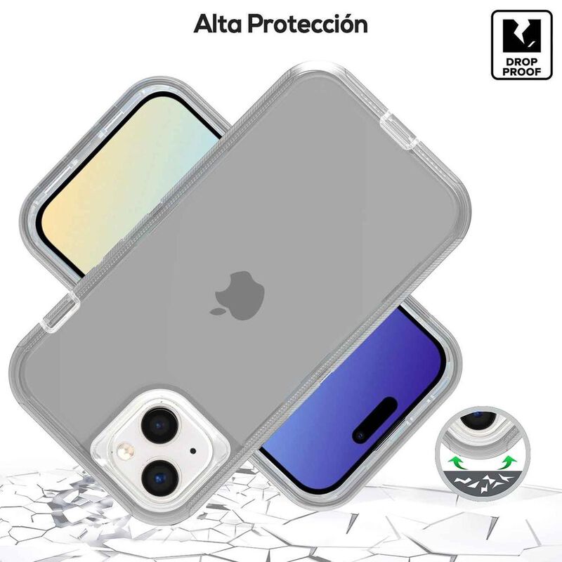 Funda TEKKU Protect 360 para iPhone 15 Humo image number null