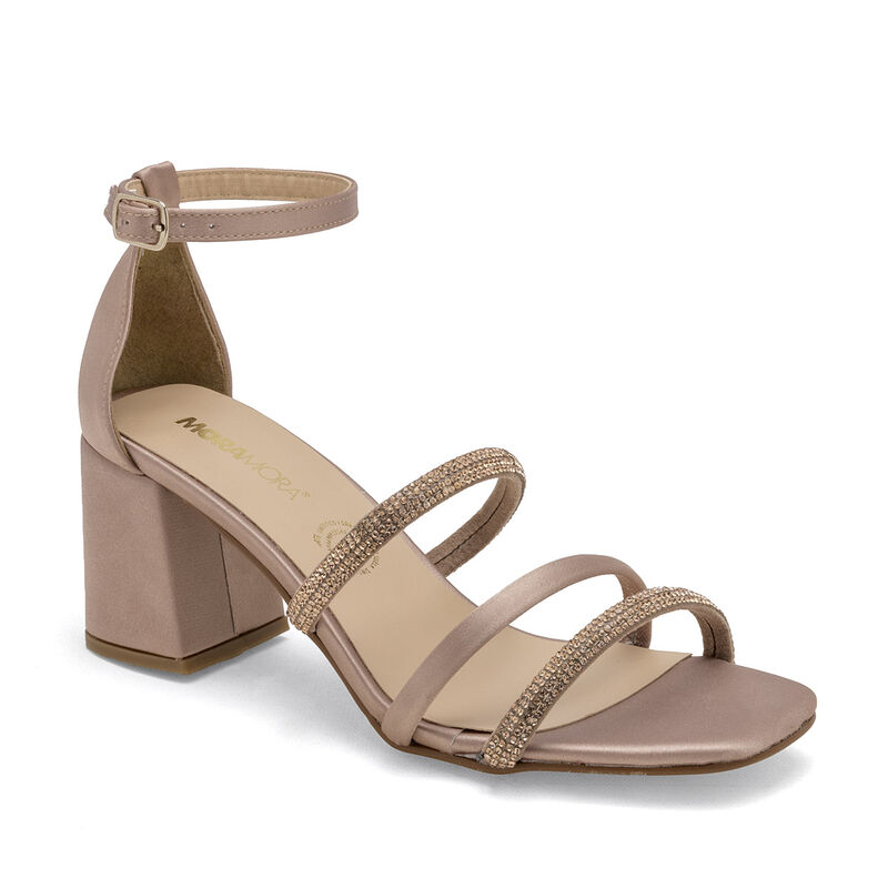 Moramora Zapatilla para mujer maquillaje satin image number null