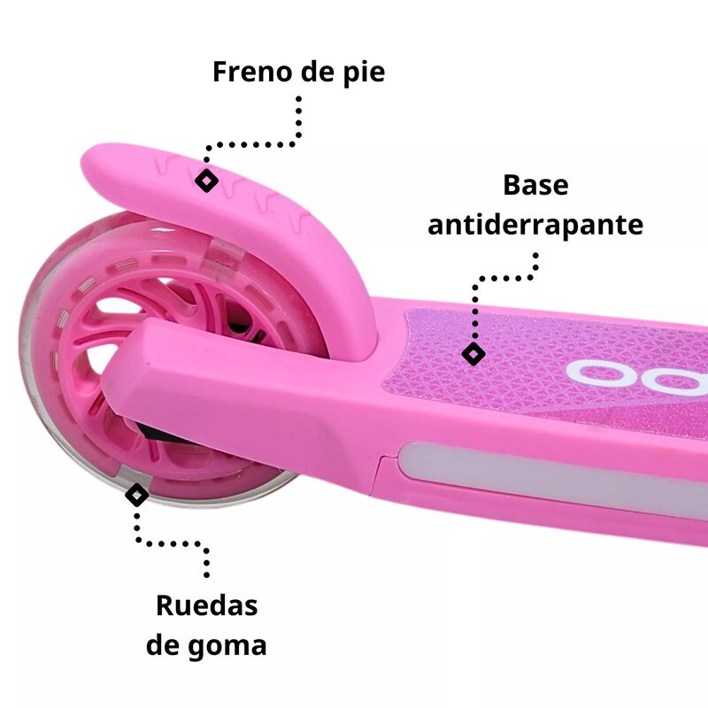 Scooter Pat&iacute;n Del Diablo Para Ni&ntilde;os Con Luces P... image number null