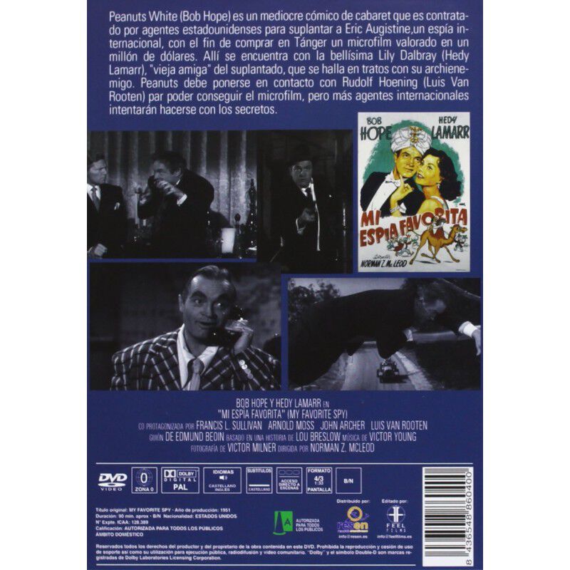 Mi Esp&iacute;a Favorita (dvd) image number null