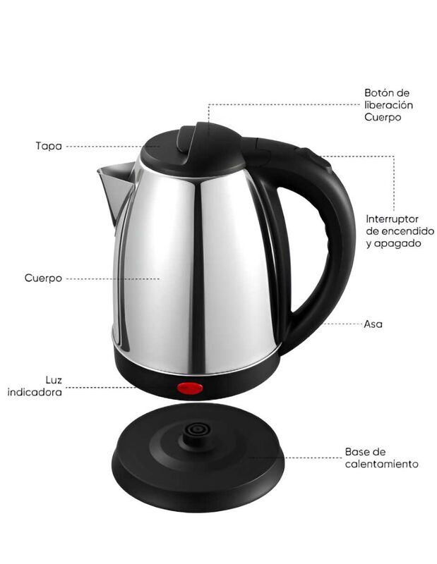 Hervidor El&eacute;ctrico De Agua Para Cocina Y Oficin... image number null